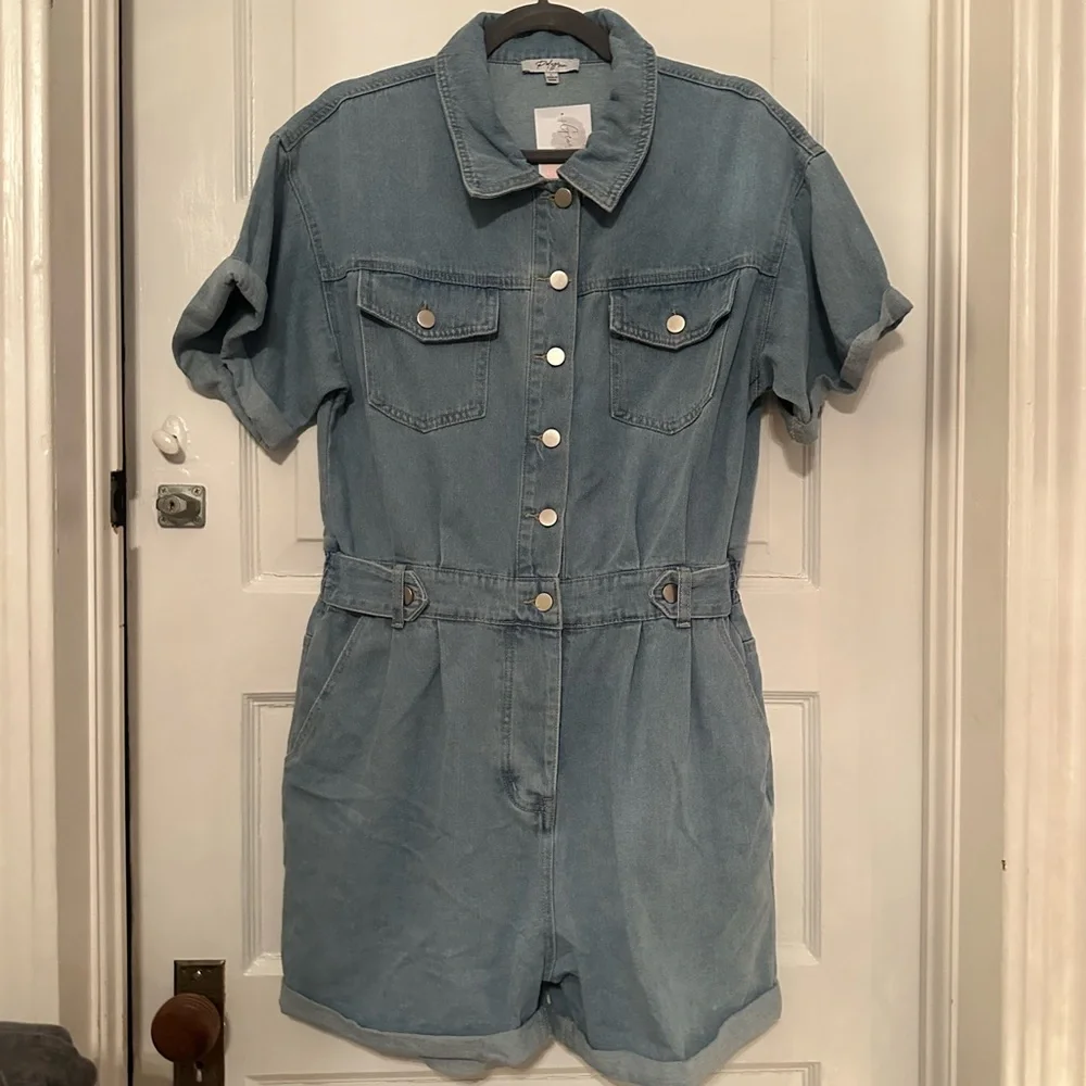 VICI Denim Romper - Picture 1 of 2